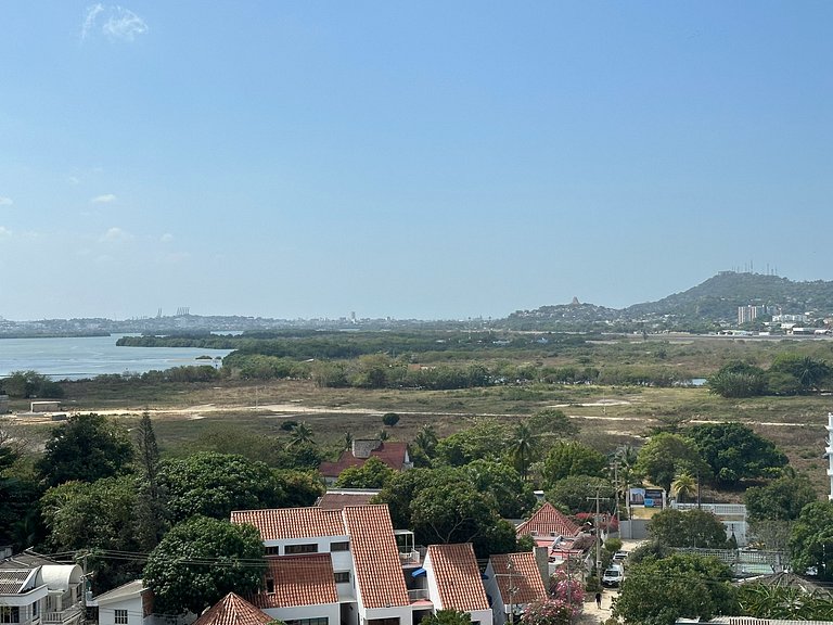 Moderno Apto de 2 Alcobas a Pocos Pasos de Playa Azul y del