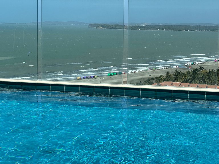 Moderno Apto de 2 Alcobas a Pocos Pasos de Playa Azul y del