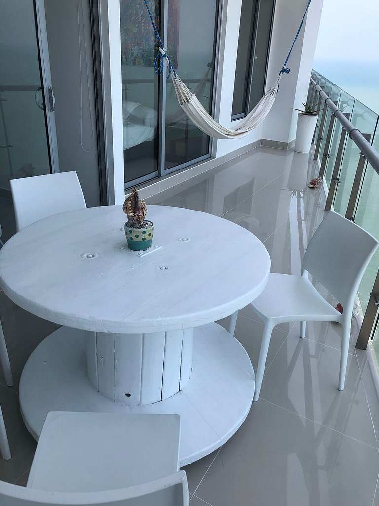 Apartamento frente al Mar, ideal para familias o grupos de a