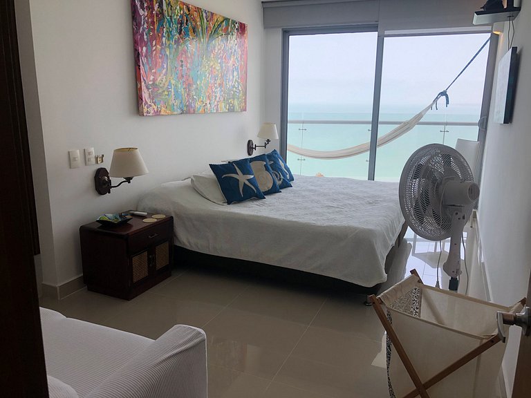 Apartamento frente al Mar, ideal para familias o grupos de a