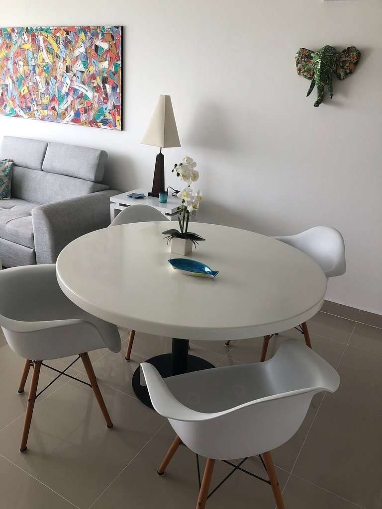 Apartamento frente al Mar, ideal para familias o grupos de a