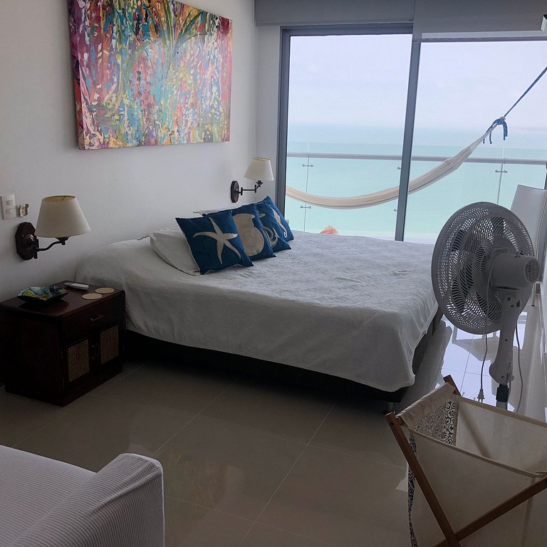 Apartamento frente al Mar, ideal para familias o grupos de a