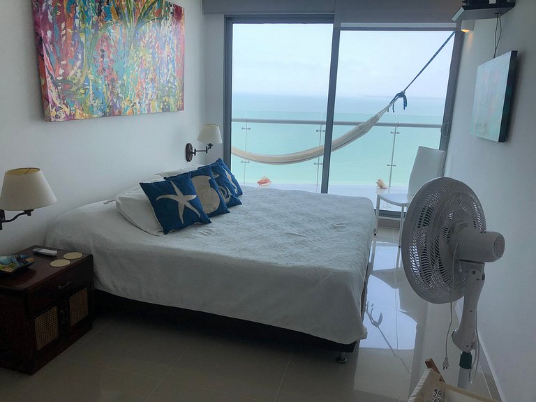 Apartamento frente al Mar, ideal para familias o grupos de a