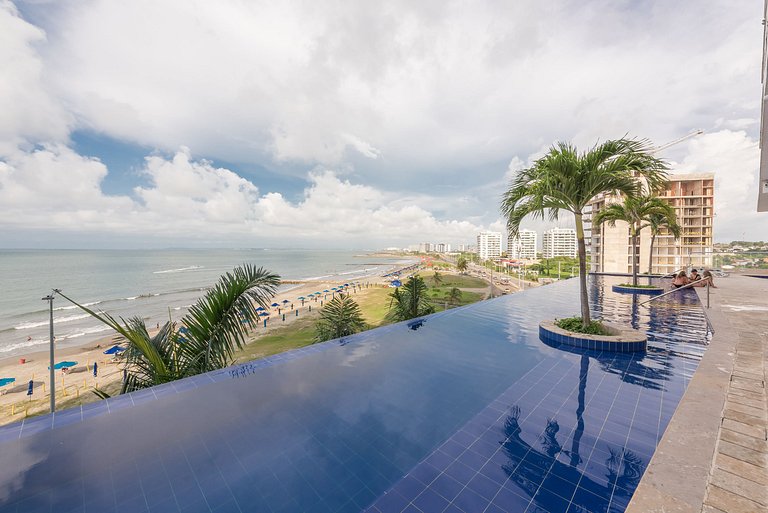 Lujoso Apto frente al Mar, con Piscina, Sauna, Turco, Jacuzz