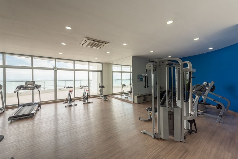 Lujoso Apto frente al Mar, con Piscina, Sauna, Turco, Jacuzz