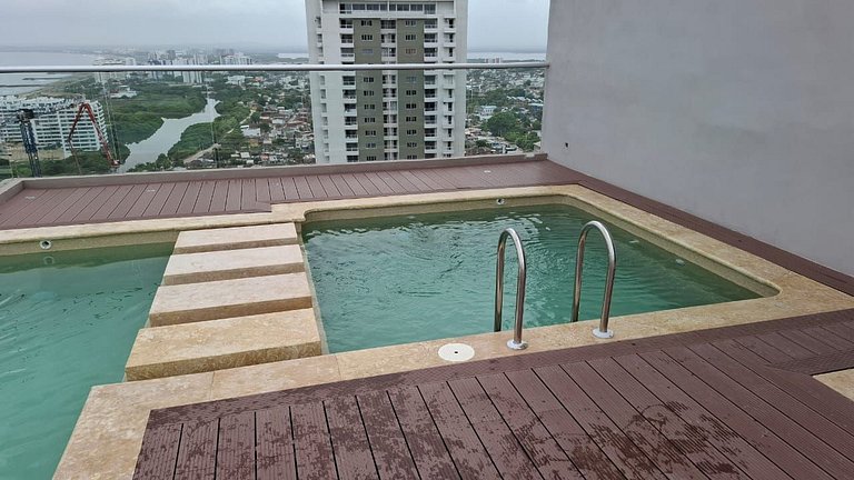 Moderno Apto Nuevo con Piscina y Coworking a 5 Min Centro Hi