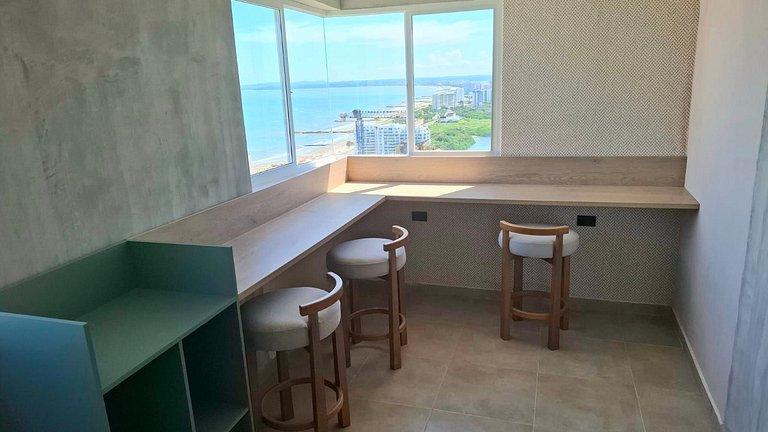 Moderno Apto Nuevo con Piscina y Coworking a 5 Min Centro Hi