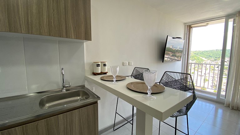 Moderno Apto Nuevo con Piscina y Coworking a 5 Min Centro Hi