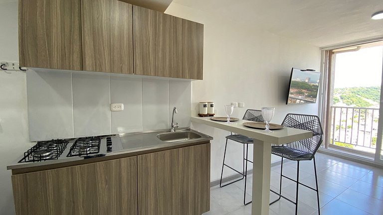 Moderno Apto Nuevo con Piscina y Coworking a 5 Min Centro Hi