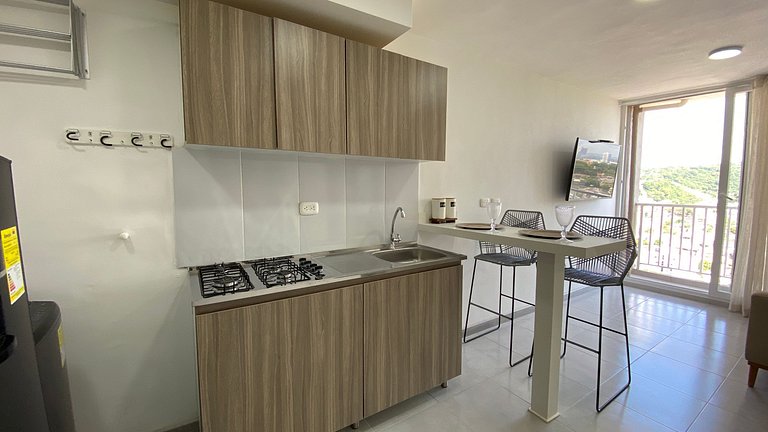 Moderno Apto Nuevo con Piscina y Coworking a 5 Min Centro Hi