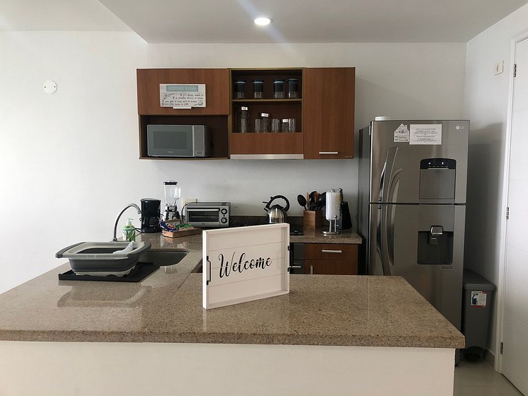 Apartamento frente al Mar, ideal para familias o grupos de a