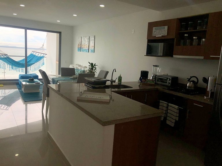 Lujoso Apto frente al Mar, con Piscina, Sauna, Turco, Jacuzz