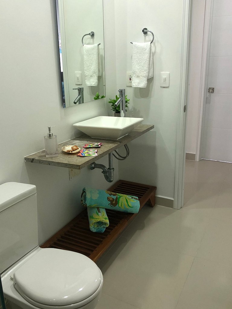 Apartamento frente al Mar, ideal para familias o grupos de a