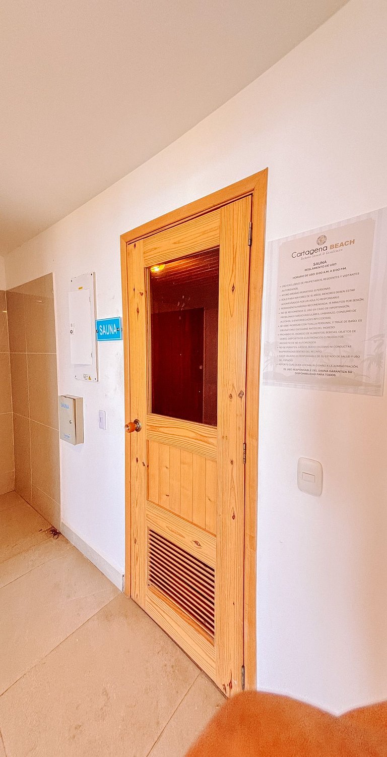 Suite de Lujo con acceso directo a la playa, área de trabajo