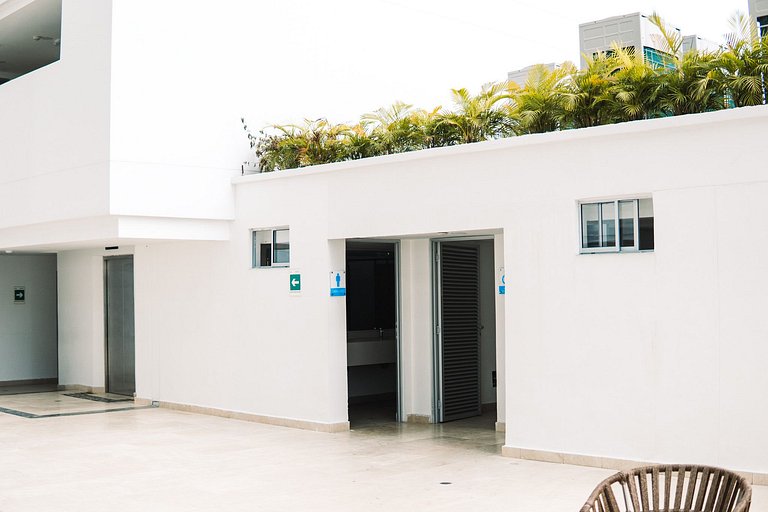 Suite de Lujo con acceso directo a la playa, área de trabajo