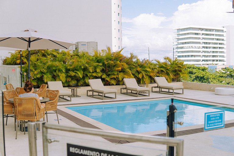 Suite de lujo p/ Parejas en Cartagena Beach Resort - Acceso