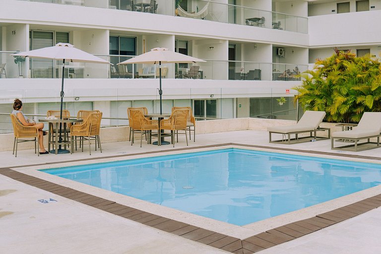 Suite de lujo p/ Parejas en Cartagena Beach Resort - Acceso