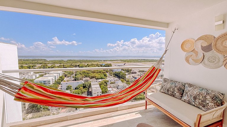 Suite de Lujo con acceso directo a la playa, área de trabajo