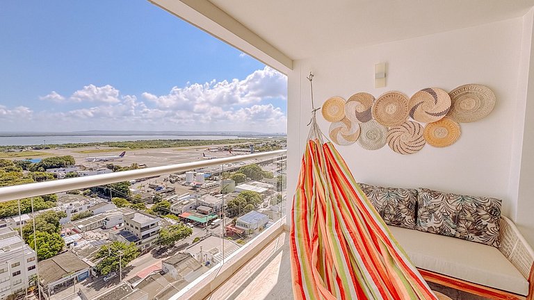 Suite de Lujo con acceso directo a la playa, área de trabajo