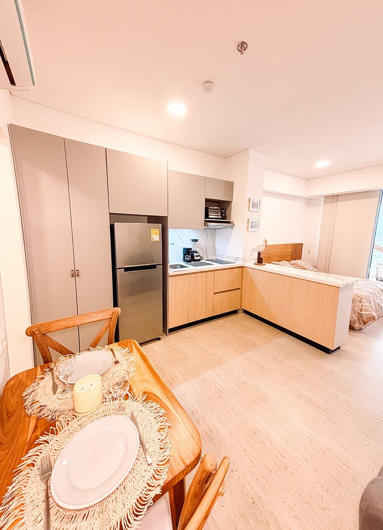 Suite de Lujo con acceso directo a la playa, área de trabajo