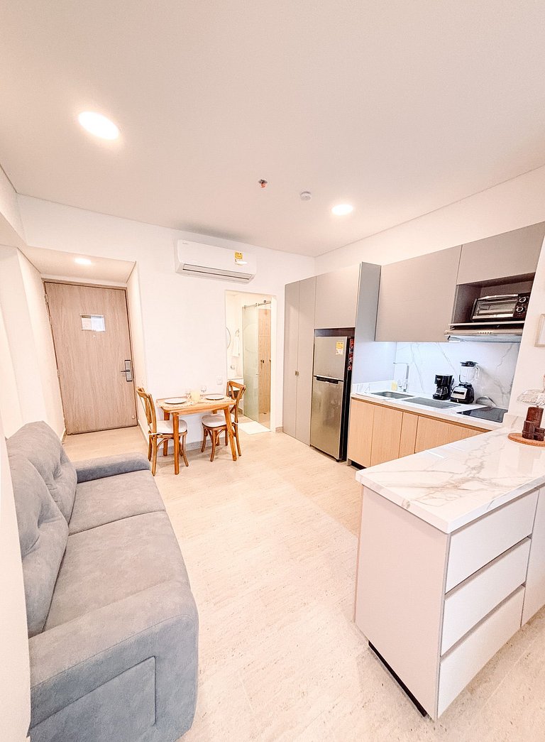 Suite de Lujo con acceso directo a la playa, área de trabajo