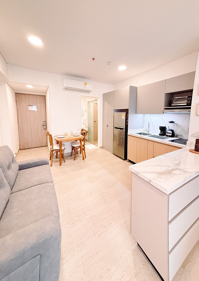 Suite de Lujo con acceso directo a la playa, área de trabajo