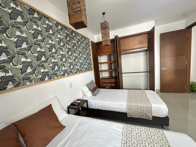 Exclusivo Apto con Vista al mar - Piscina, Jacuzzi, Gimnasio