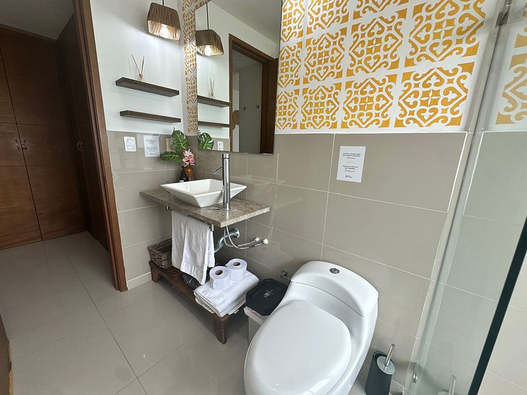 Exclusivo Apto con Vista al mar - Piscina, Jacuzzi, Gimnasio