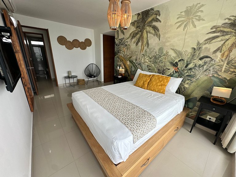 Exclusivo Apto con Vista al mar - Piscina, Jacuzzi, Gimnasio