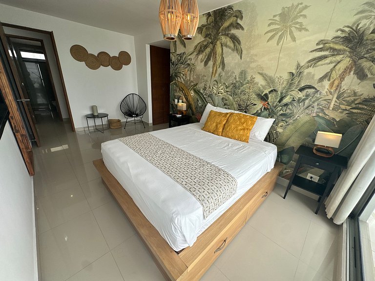 Exclusivo Apto con Vista al mar - Piscina, Jacuzzi, Gimnasio