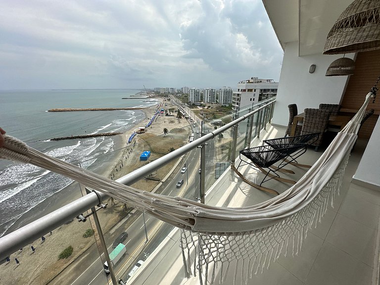 Exclusivo Apto con Vista al mar - Piscina, Jacuzzi, Gimnasio