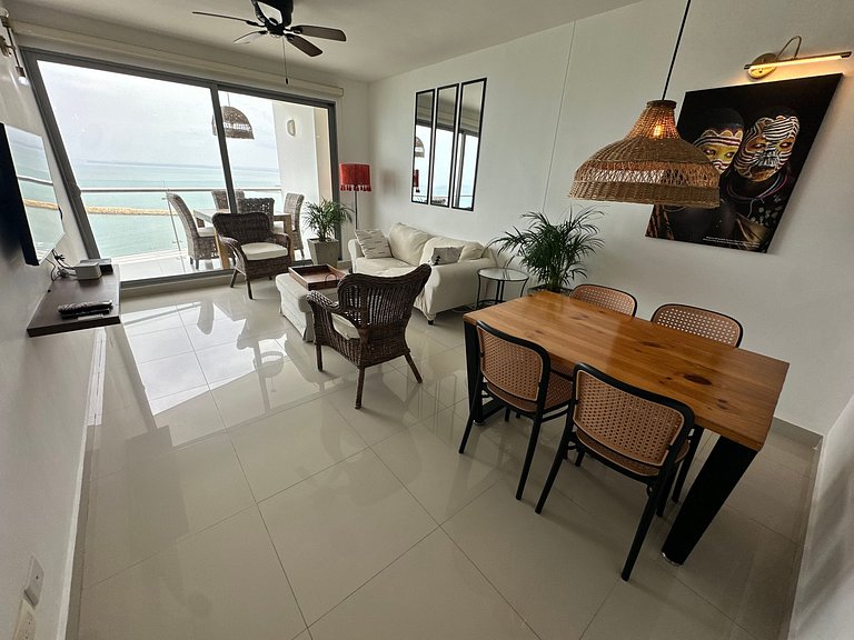 Exclusivo Apto con Vista al mar - Piscina, Jacuzzi, Gimnasio