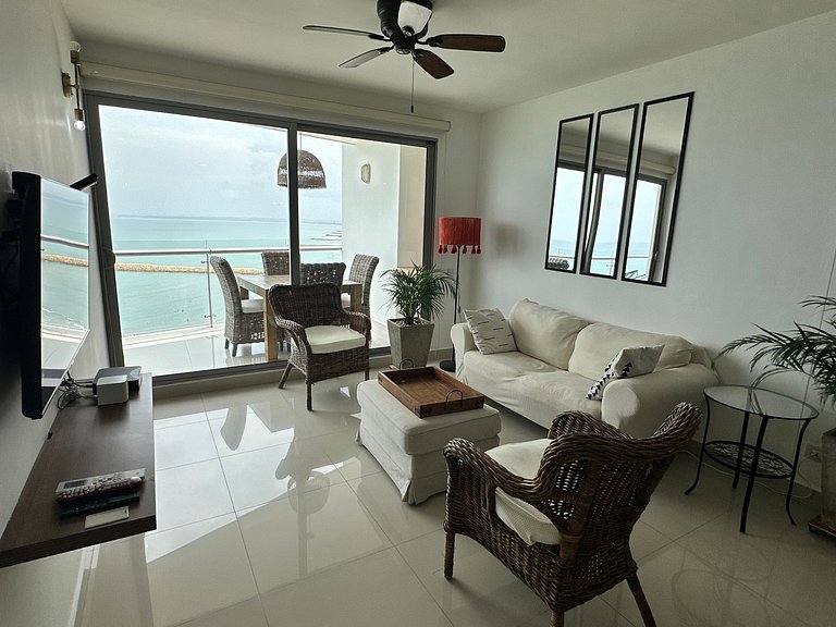 Exclusivo Apto con Vista al mar - Piscina, Jacuzzi, Gimnasio