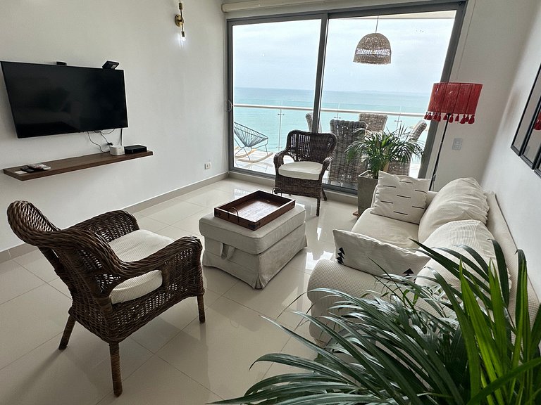 Exclusivo Apto con Vista al mar - Piscina, Jacuzzi, Gimnasio
