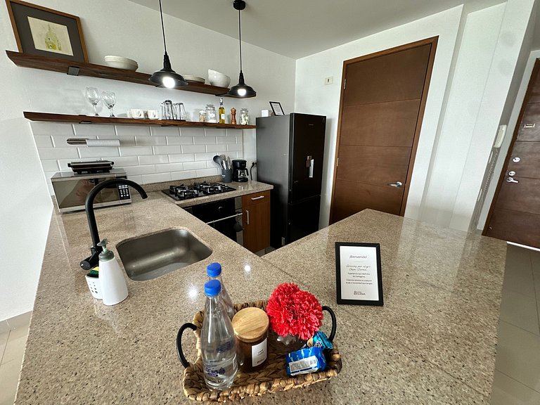 Exclusivo Apto con Vista al mar - Piscina, Jacuzzi, Gimnasio