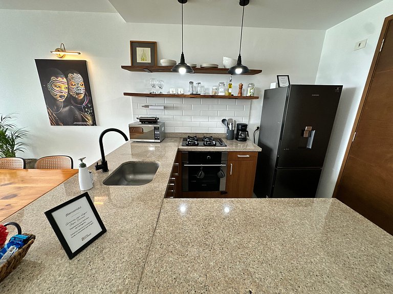 Exclusivo Apto con Vista al mar - Piscina, Jacuzzi, Gimnasio