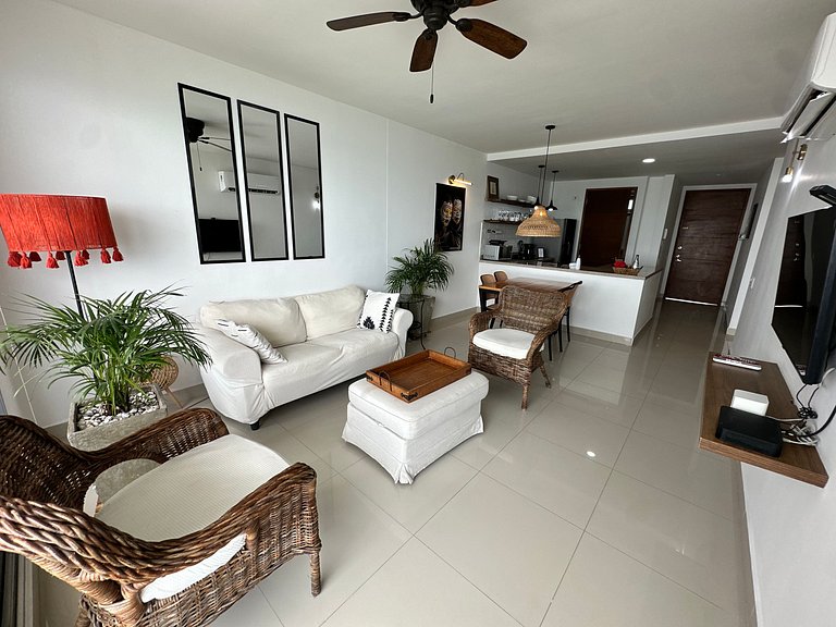 Exclusivo Apto con Vista al mar - Piscina, Jacuzzi, Gimnasio