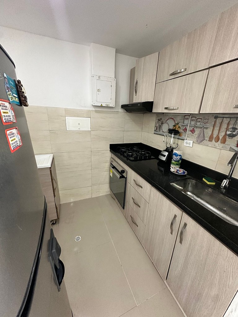 Apto de 3 alcobas con piscina, balcón y excelente ubicación
