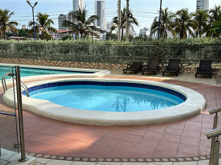 Apto turístico con vista al Laguito - 2 habitaciones - Pisci